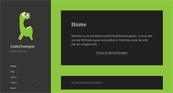 Desktop Screenshot of codechomper.com